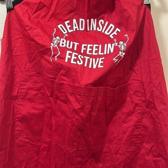 Torrid Christmas Skeleton Apron - Picture 3 of 3